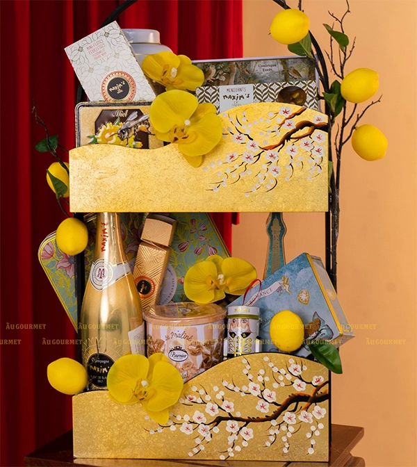 Set quà Tết Minh Xuân An Khang 3 Set quà tết, giỏ quà tết minh xuân an khang