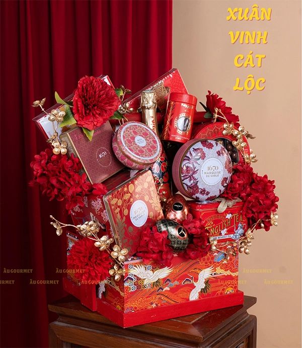 Set quà Tết Xuân Vinh Cát Lộc 1 Set quà tết xuân vinh cát lộc