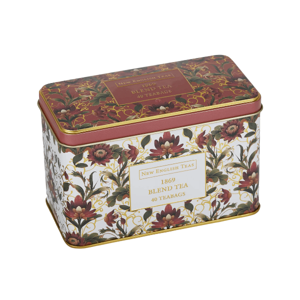 Embroidery Collection Classic Tea Tin - Lotus Flower - RS124 1 embroidery-collection-classic-tea-tin-lotus-flower-rs124