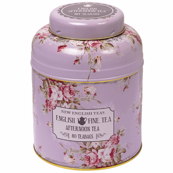 Vintage Floral 80 Teabag Tea Caddy - Vintage Victorian 80 Teabag Tea Caddy - Lavender 1 vintage-victorian-80-teabag-tea-caddy-lavender