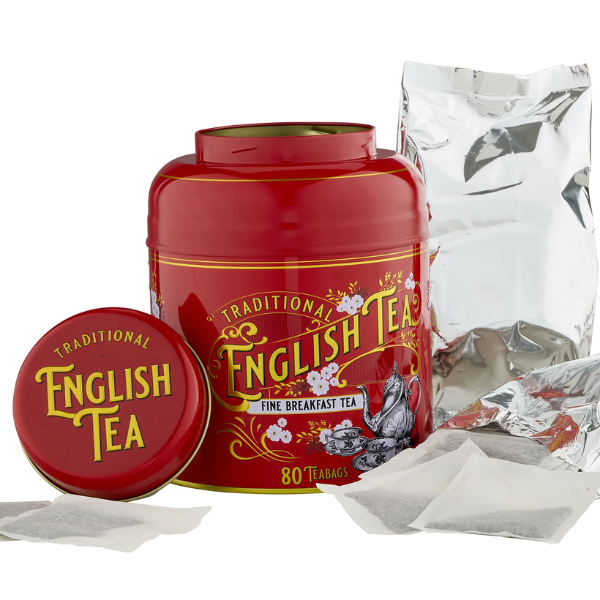 Vintage Victorian 80 Teabag Tea Caddy - Blood Red - MD06 2 vintage-victorian-80-teabag-tea-caddy-blood-red-md06