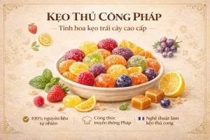 Kẹo Thủ Công Pháp – Tinh Hoa Kẹo Trái Cây Cao Cấp