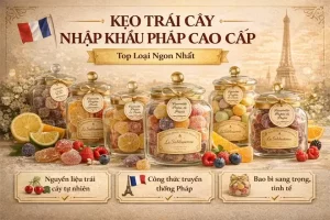 kẹo trái cây nhập khẩu pháp cao cấp