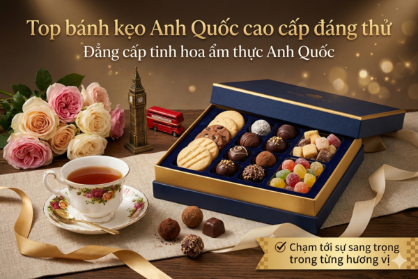 Bánh kẹo nhập khẩu Anh quốc có gì đặc biệt mà lại được nhiều người yêu thích? 1 Gợi ý bánh kẹo nhập khẩu Anh Quốc được yêu thích nhất