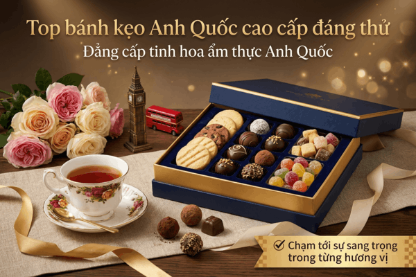 Gợi ý bánh kẹo Anh Quốc được yêu thích nhất